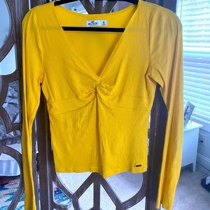 Hollister fitted long sleeve top